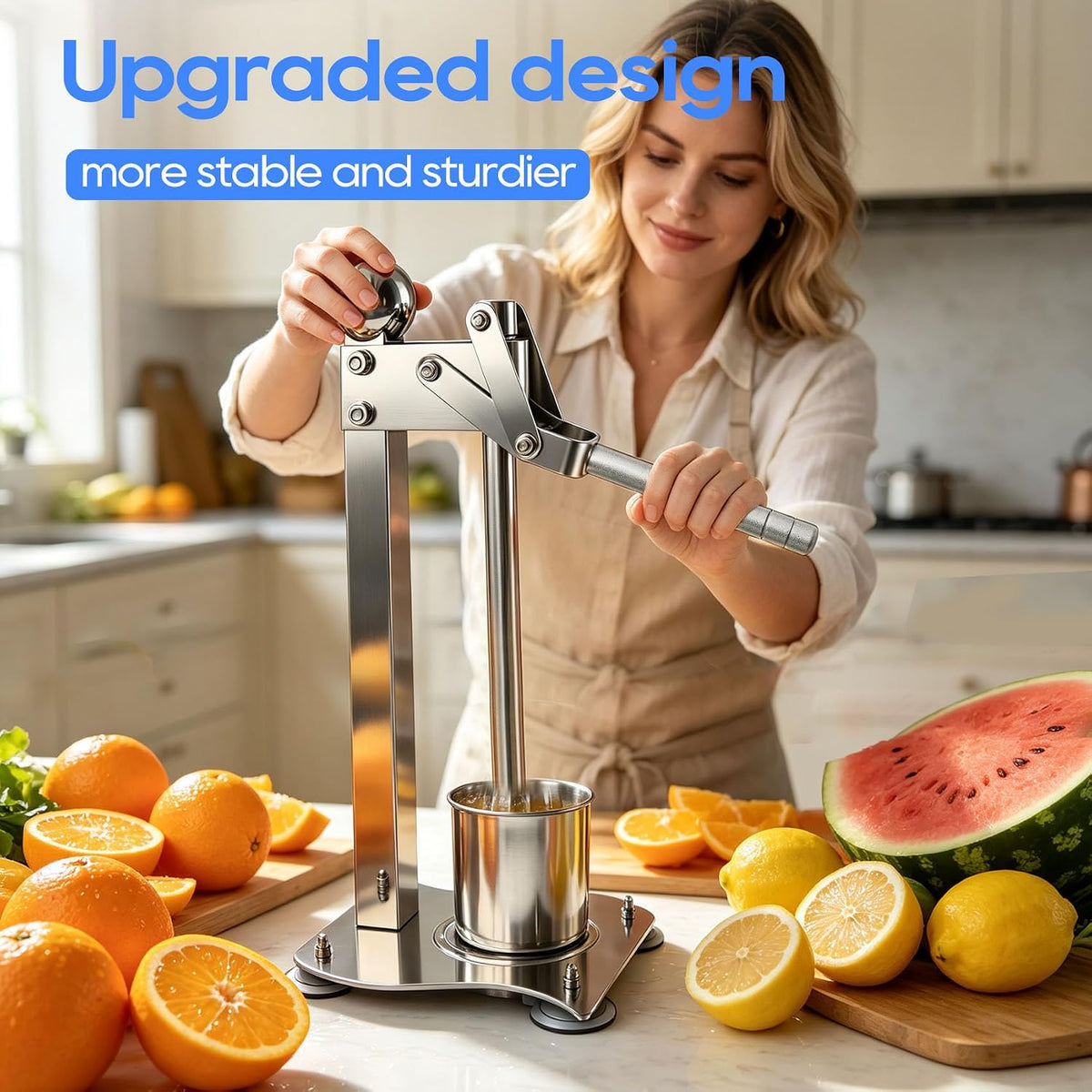 Heavy Duty Lemonade Smasher, Stainless Steel Lemon Muddler