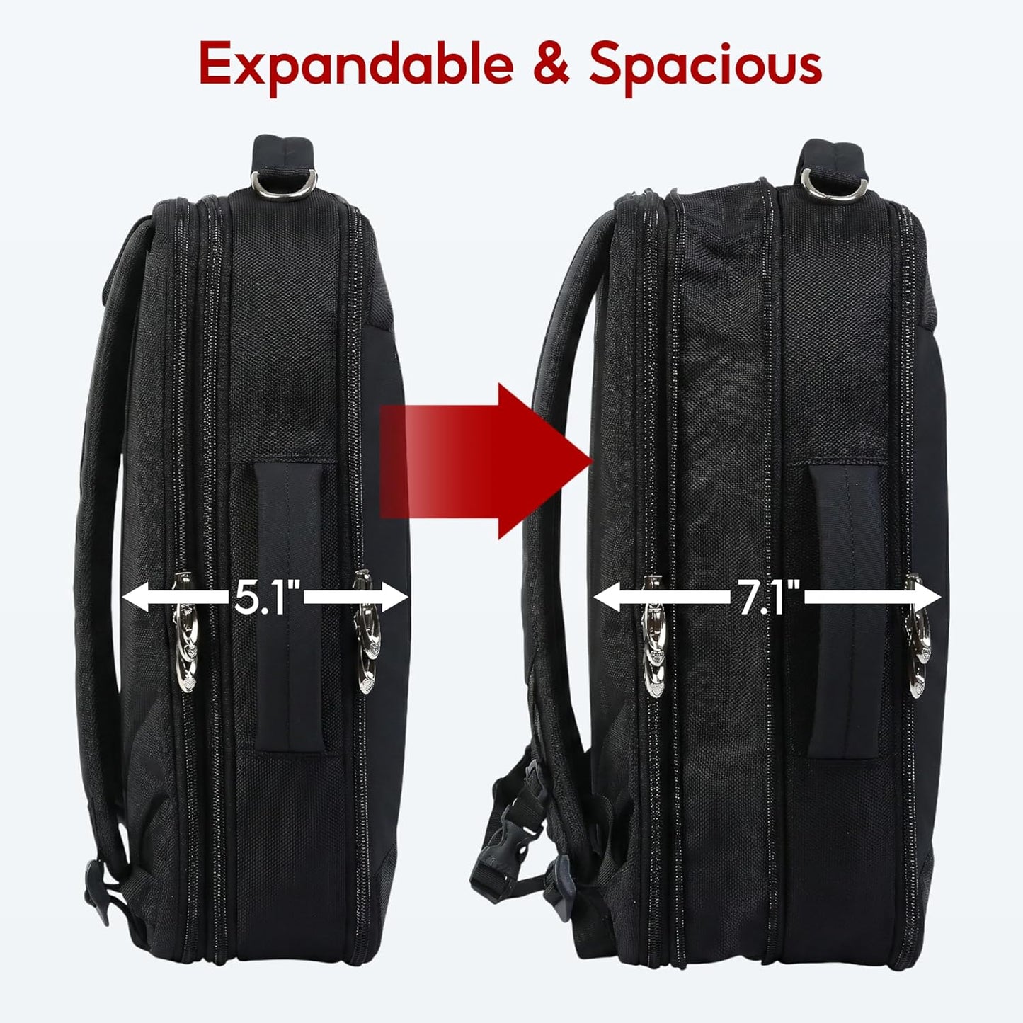 SAKOS HYBRID Laptop Case 15.6 Inch, 15.6 Laptop Case, Laptop Bag For Men, Computer Bag For Men, Water Resistant Messenger Bag Compatible With Macbook Pro 13/14/15", HP, Dell, Lenovo, Asus