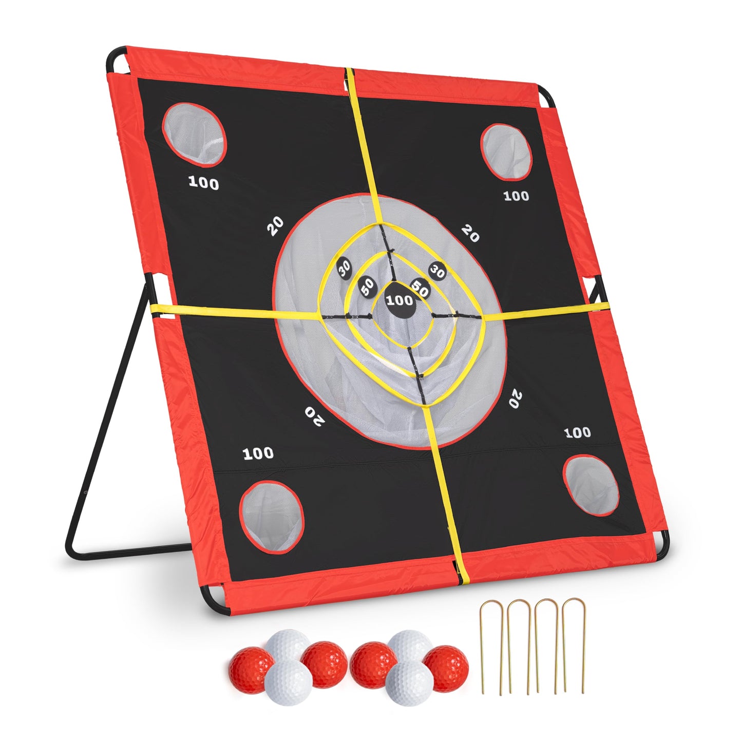 ChipShot Challenge - Backyard Chip Shot Challenge with Scoring Net – Outdoor Golf Practice & Party Game