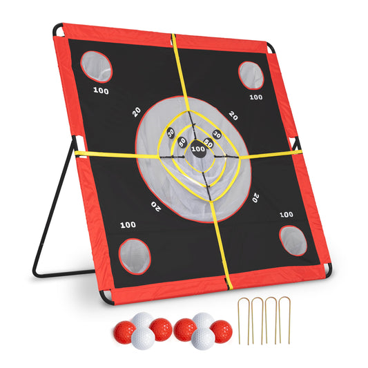 ChipShot Challenge - Backyard Chip Shot Challenge with Scoring Net – Outdoor Golf Practice & Party Game