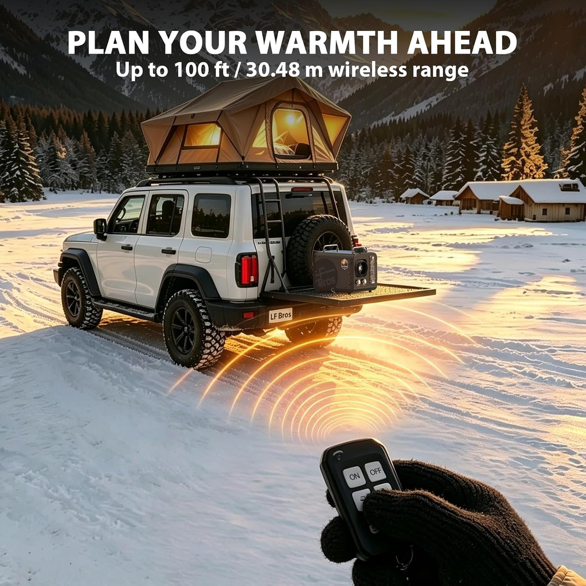 LF Bros 12V/110V 5KW Diesel Heater with Plateau Mode with Timer Controller