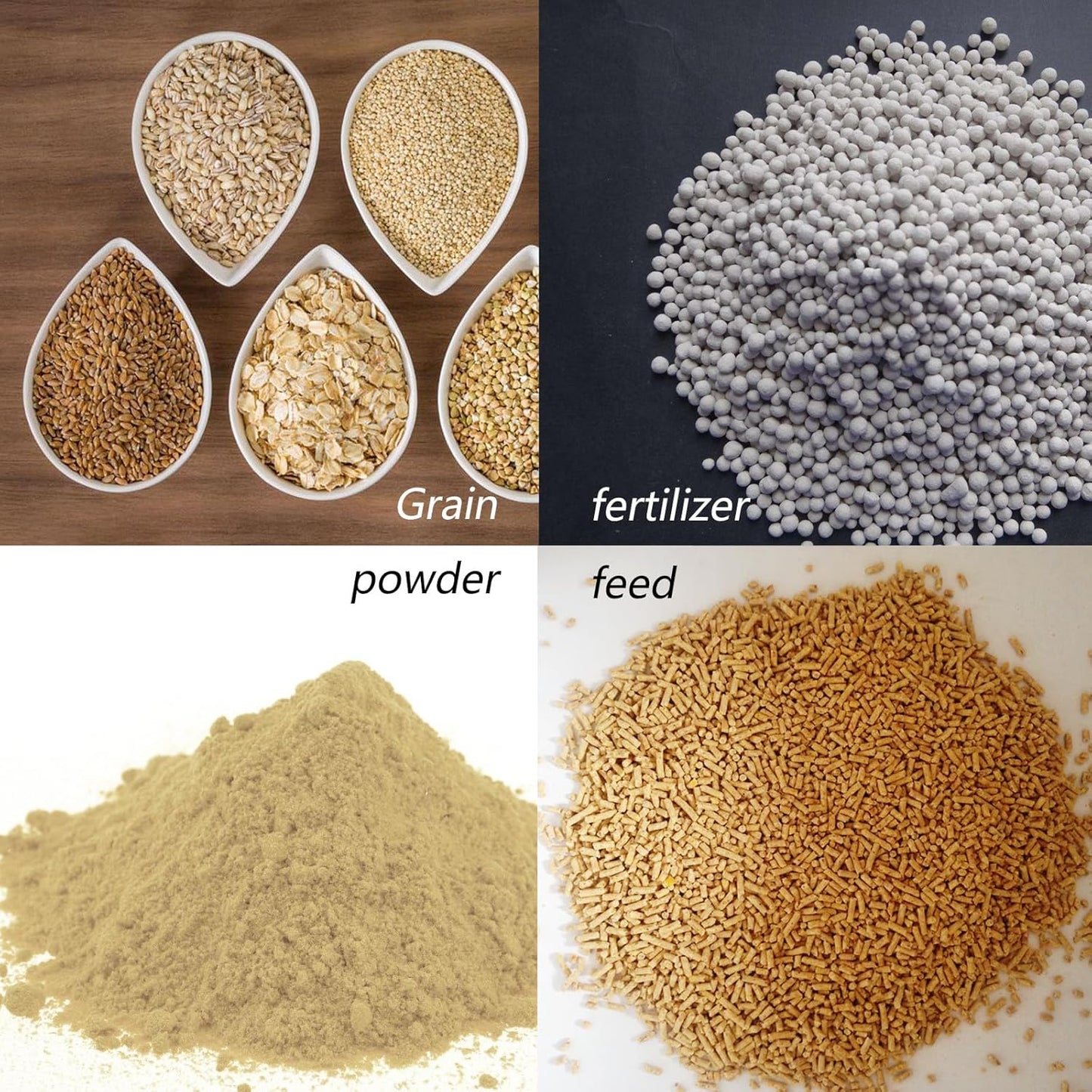 INTBUYING 39.5inch Double Rotary Grain Powder Sampler Three Zone Grain Probe Sampler 304 Stainless Steel Sampling Tool for Powder Particles Feed foodstuff