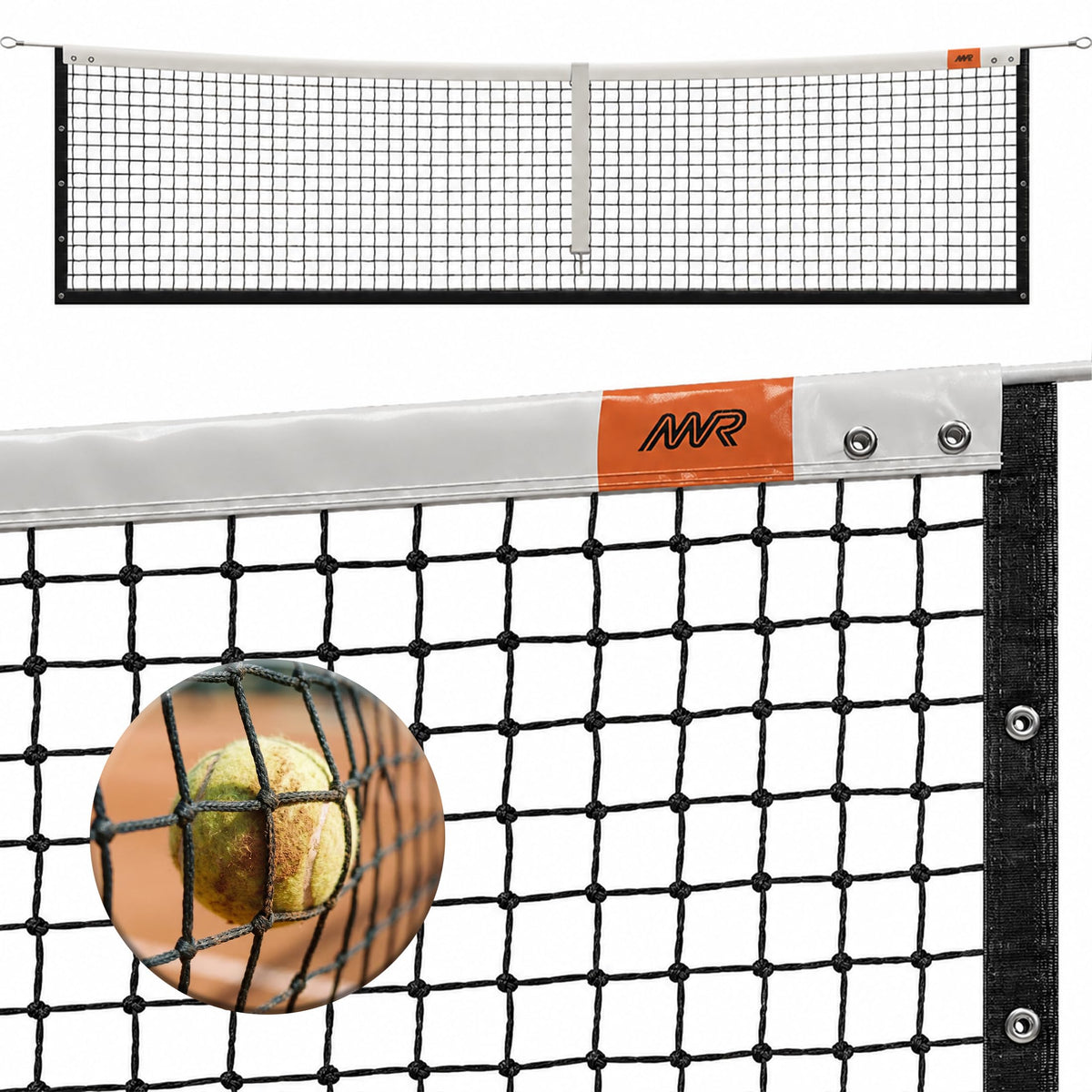 MR PE Standard Court Tennis Net