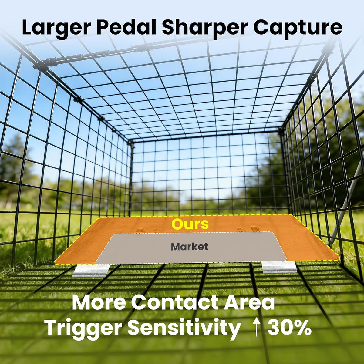 APXL Squirrel Trap Heavy Duty Folding 24" Live Trap Animal Trap Rabbit Trap
