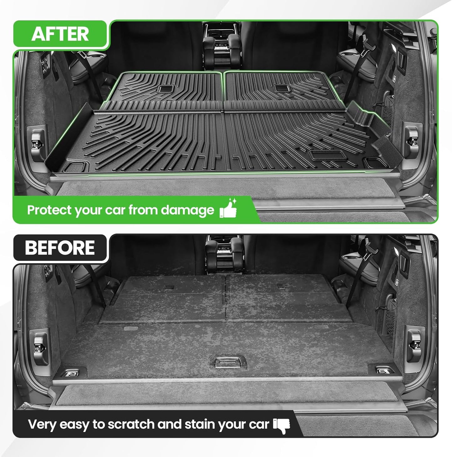 Cartist Cargo Liner for BMW X7 2019-2026, All Weather Cargo Mats for X7 Accessories, Heavy Duty TPE Trunk Mat, Car Accessories