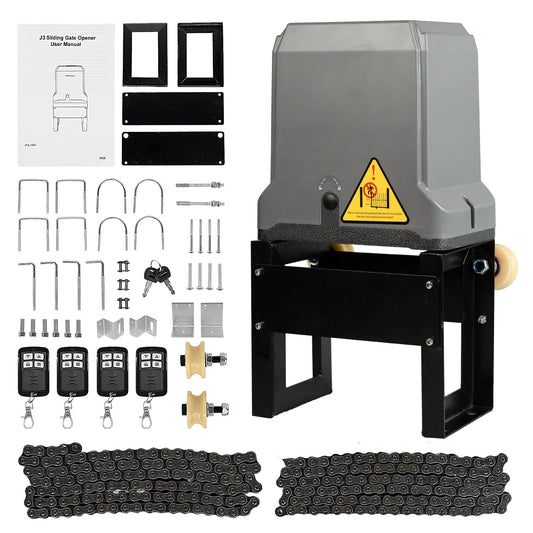 Automatic Sliding Gate Opener 1400 lbs Gate Motors with Remote