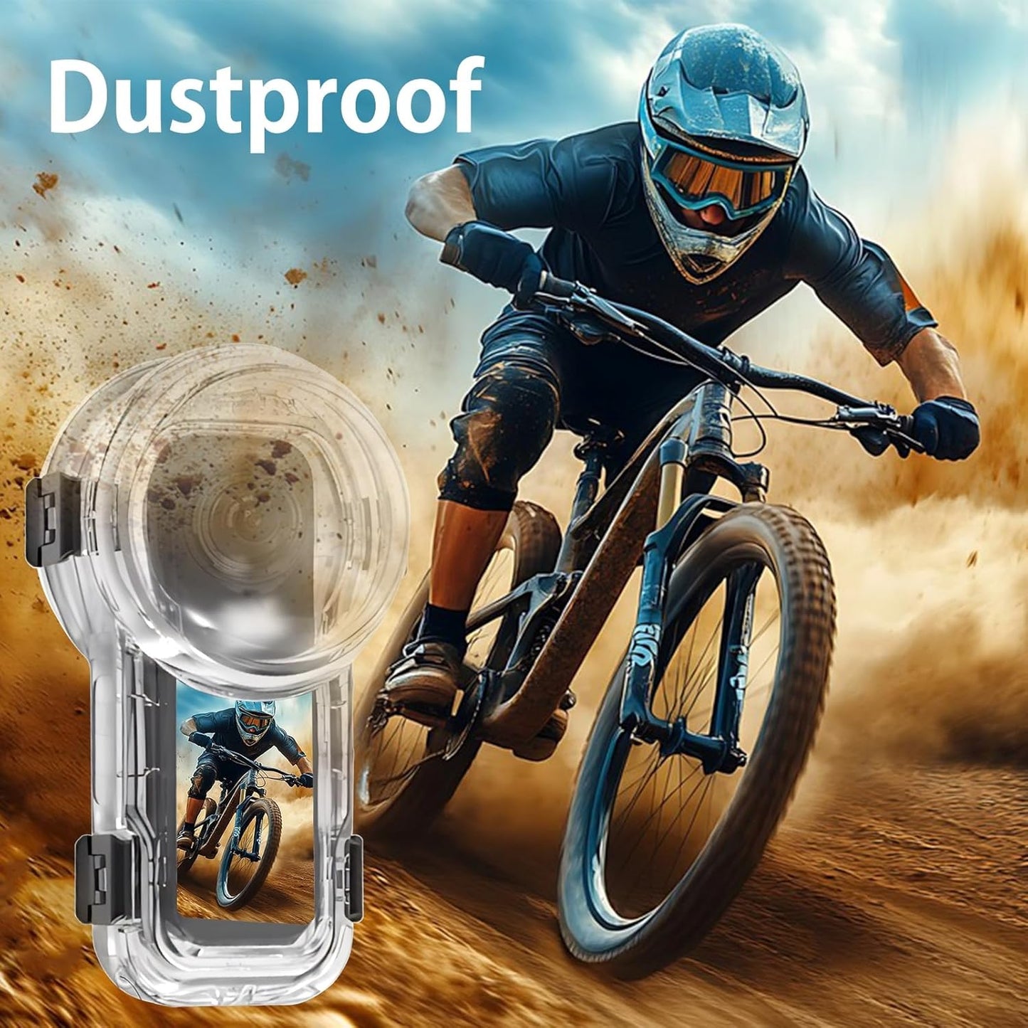 Waterproof Diving Case 60m/197ft for Insta360 X5, Quick Release Housing for Underwater Photography & Action Camera Protection