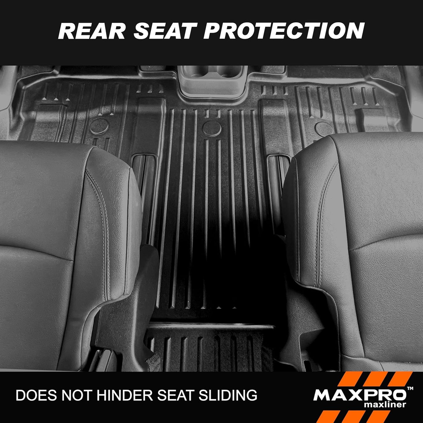 Premium MAXPRO Floor Mats for Toyota Sienna 2021-2026 Bucket Seat 7-Passenger 1st & 2nd Row Car Mats Full Set All Weather Floor Mats Custom Fit TPE Car Floor Liners Waterproof (Doesn't Fit Platinum) Sienna 2021-2026 1st & 2nd Row