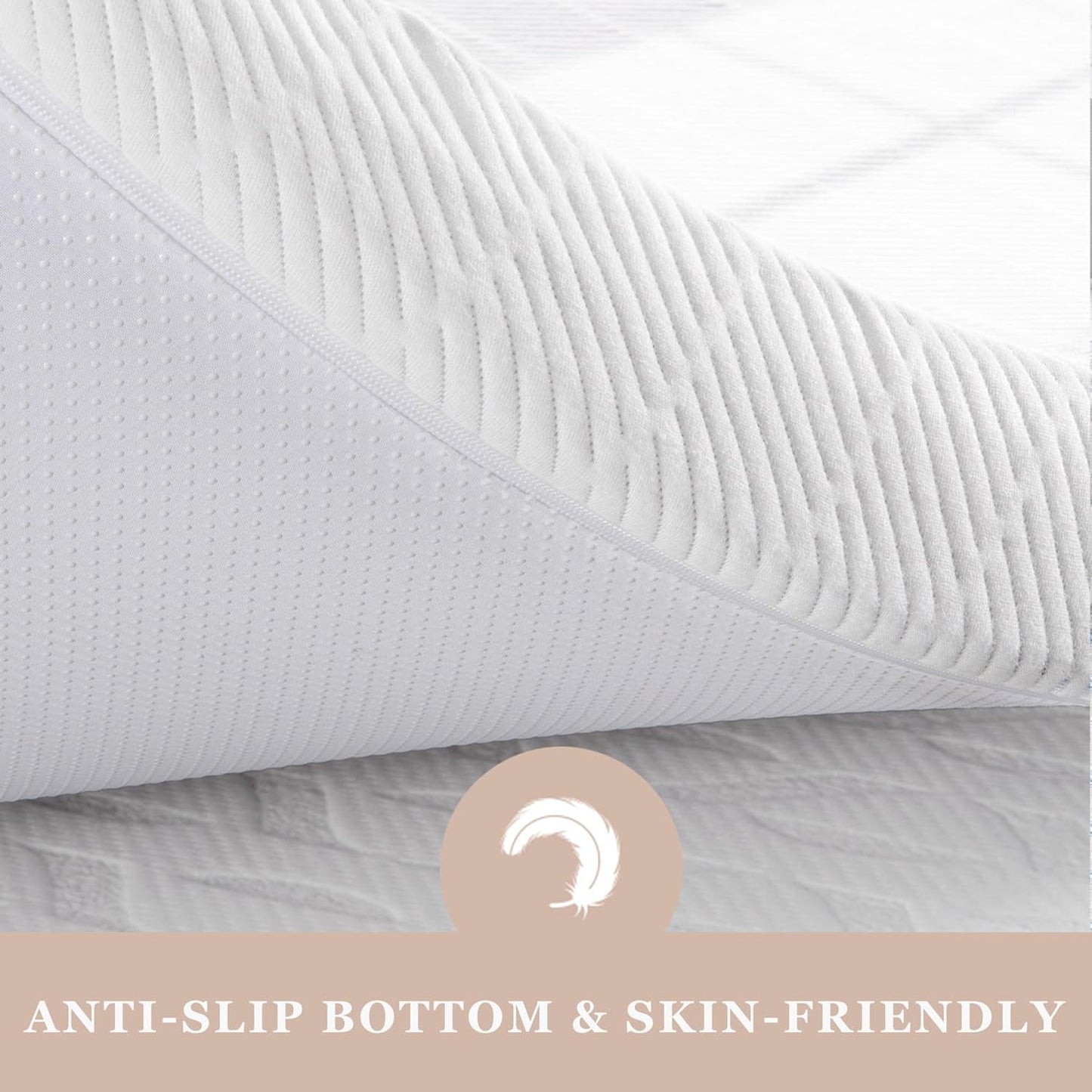 BedStory 4 Inch Firm King Size Mattress Topper