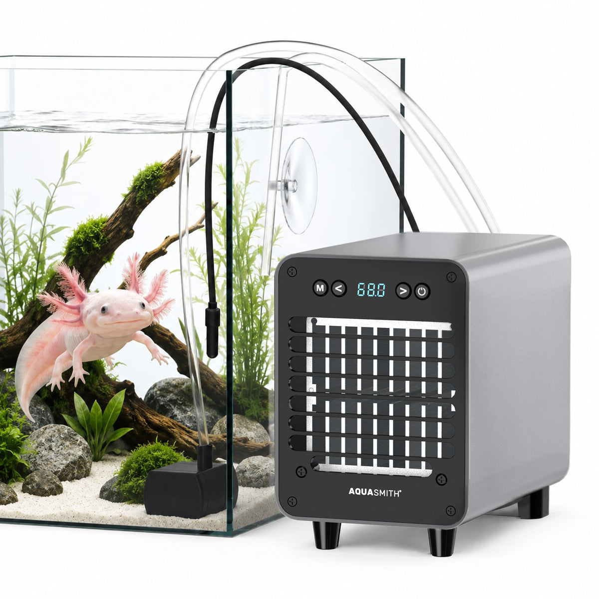 AQUASMITH Mini Aquarium Chiller Semiconductor Cooler & Heater