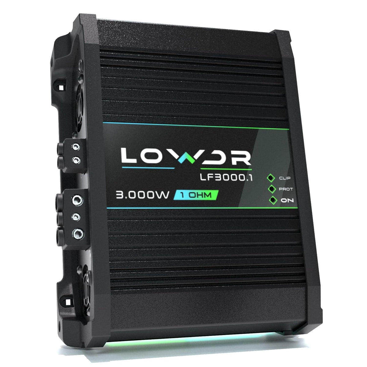 LOWDR LF 3000.1_1 Ohm Car Audio Digital Mono Amplifier 3000W RMS 1 Channel RCA Input Full Range High Efiency Class D Monoblock
