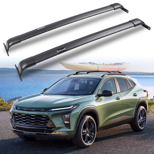 Snailfly Roof Rack Cross Bars Fit for 2024-2026 Chevy Chevrolet Trax with Side Rails (LT / 2RS / ACTIV), Easy Install & Disassemble 220 lbs Aluminum Crossbars Cargo Carrier for Bike Kayak Skis
