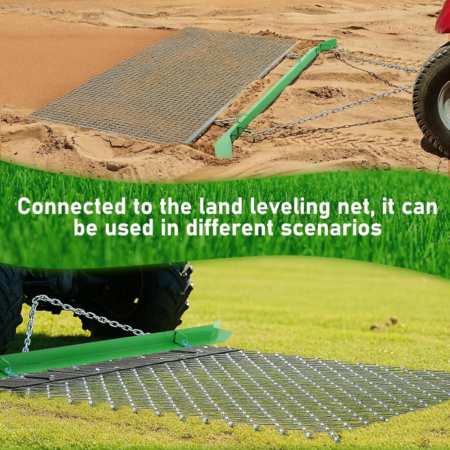 Baseball Field Cutting Bar 6 ft Heavy Duty Drag Mat Accessory Replacement for Field Leveling and Surface Maintenance Fits Most Drag Mats Gravel Driveway Baseball Infield Lawn & Soil Leveling