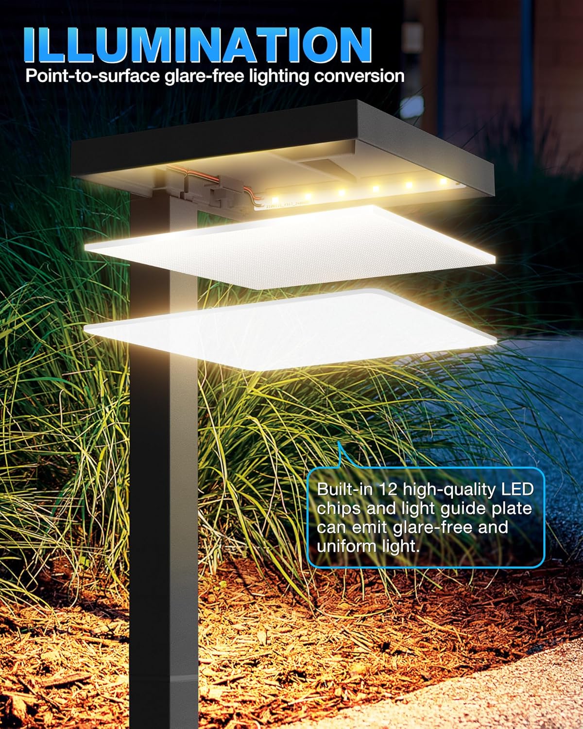 LED Low Voltage Pathway Lights Wired 3000K