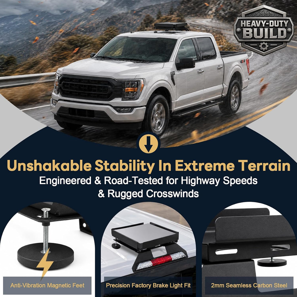 Compatible with Starlink Mini Truck Mount for Ford F150 2015+