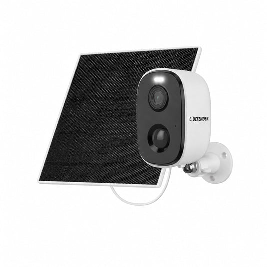 Defender AI 2.5K Solar GO 24/7 Recording (AOV) Wireless Security Camera, AI Human/Pet/Vehicle Detection, Color Night Vision, Two-Way Talk, Setup in 3 Minutes, 5W Solar Panel, ClearVu App, 1 Pack 1 Solar Camera