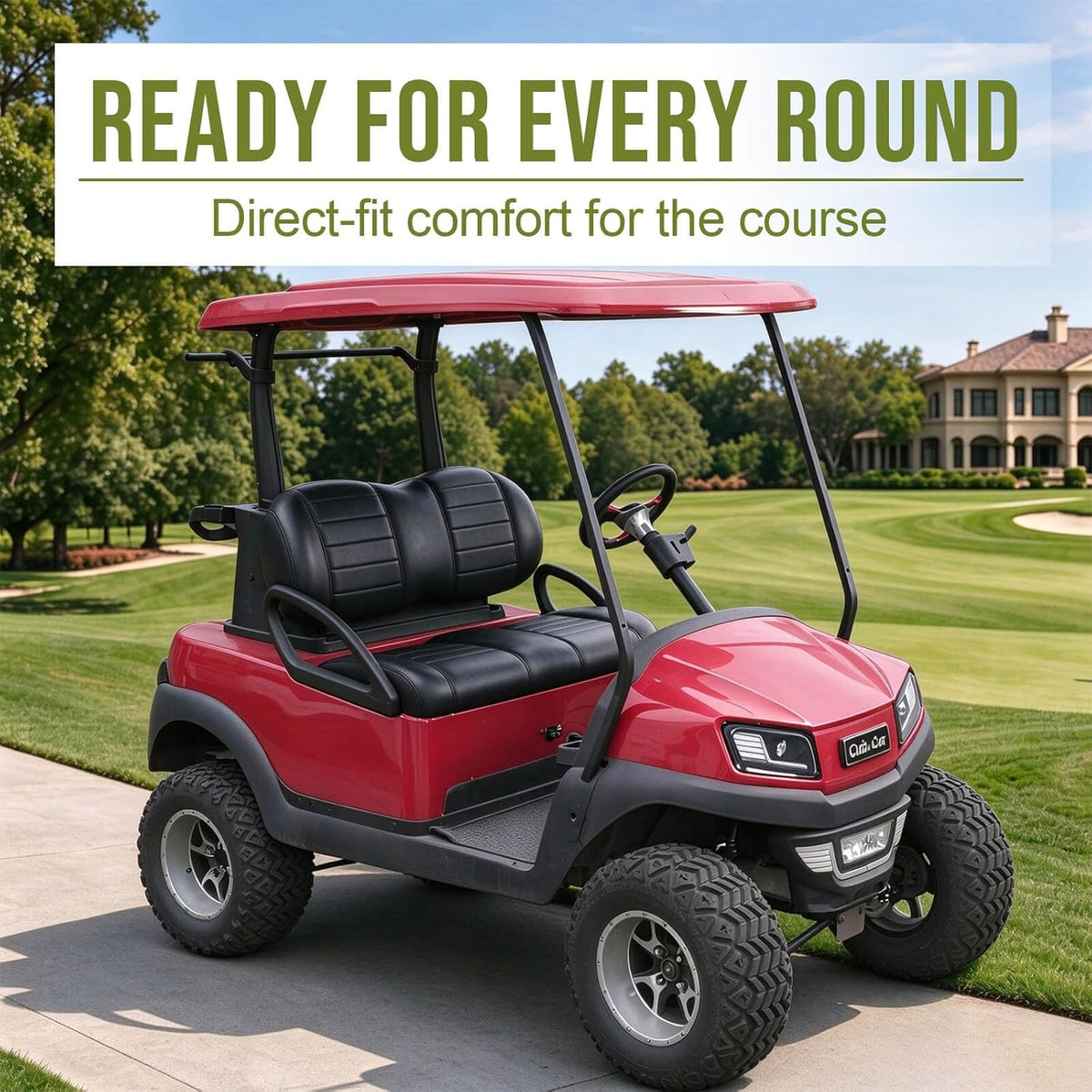 NOKINS Golf Cart Front Seat for Club Car Precedent 2012+/Tempo/Onward