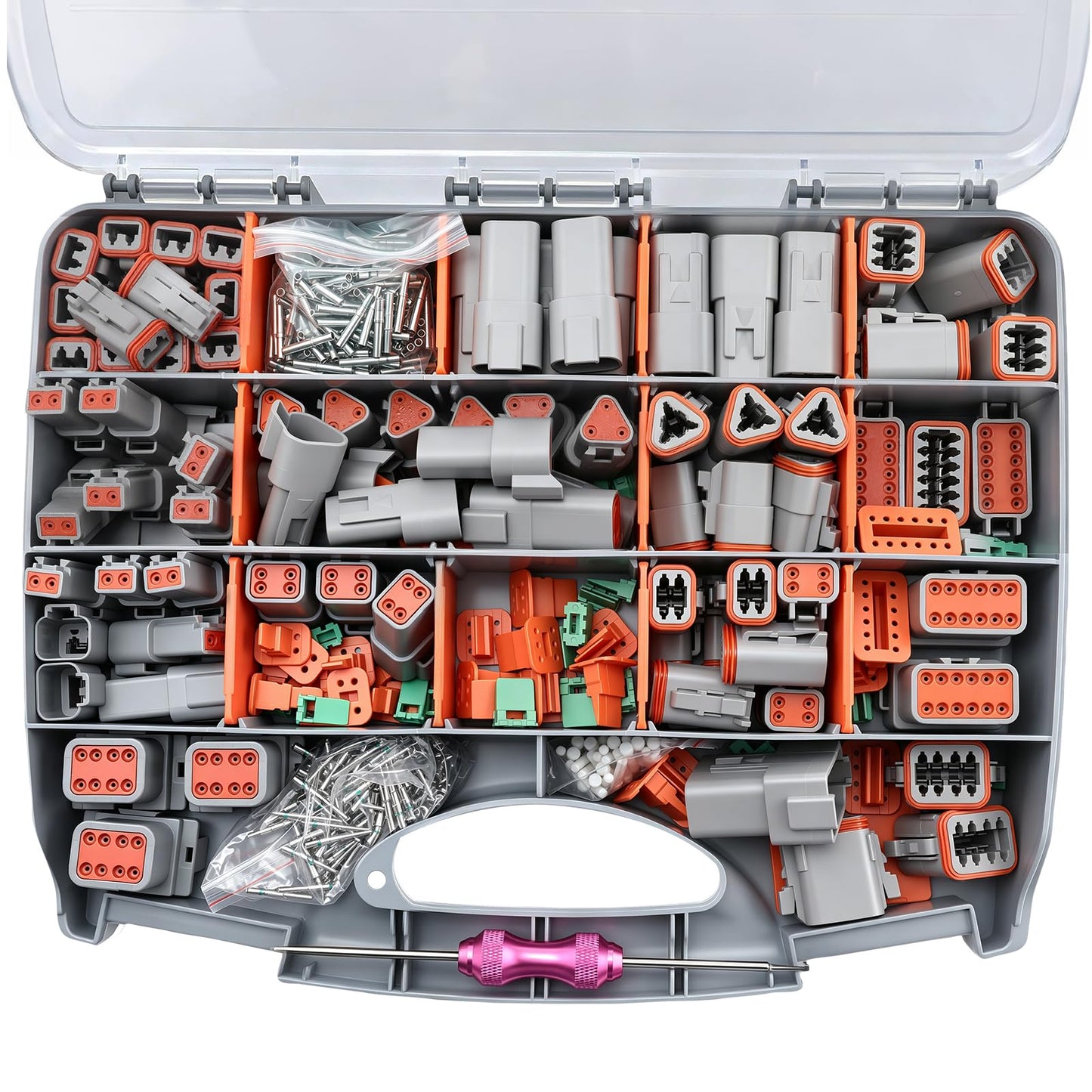 706 PCS Deutsch Connector Kit, 2 3 4 6 8 12 Pin DT Connectors