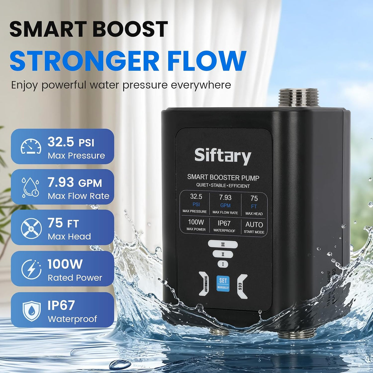 Water Pressure Booster Pump