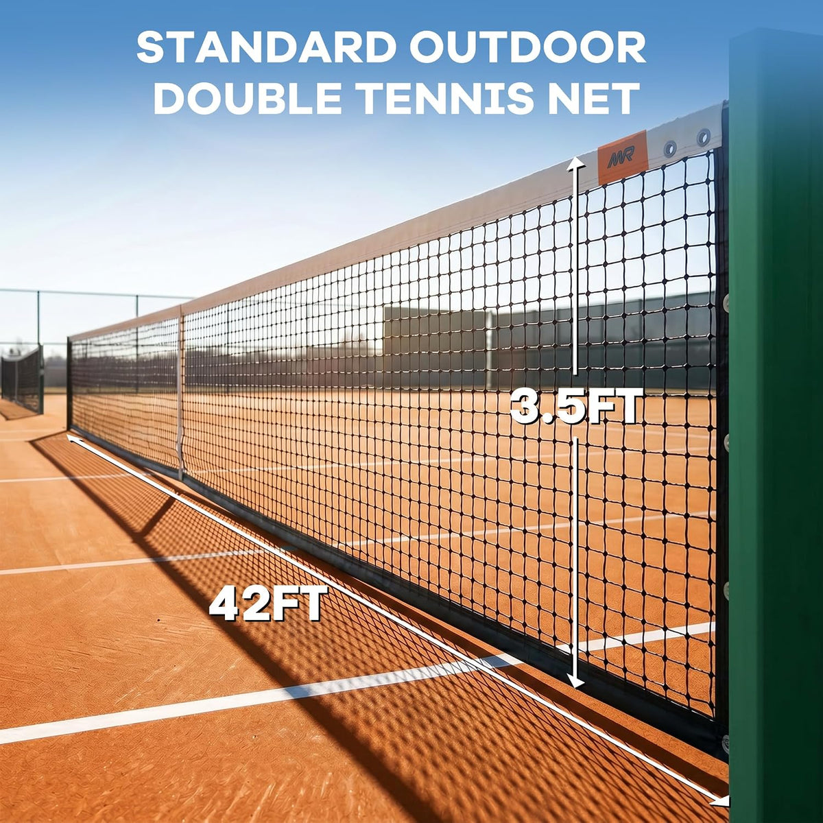 MR PE Standard Court Tennis Net