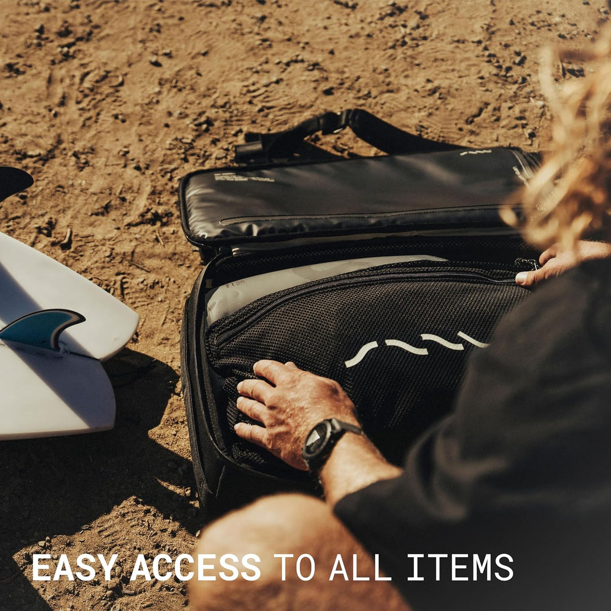 SAAL Surf Kit | Water-Resistant Backpack, Changing Poncho, Wetsuit Mat, Portable Shower & Waterproof Pouch