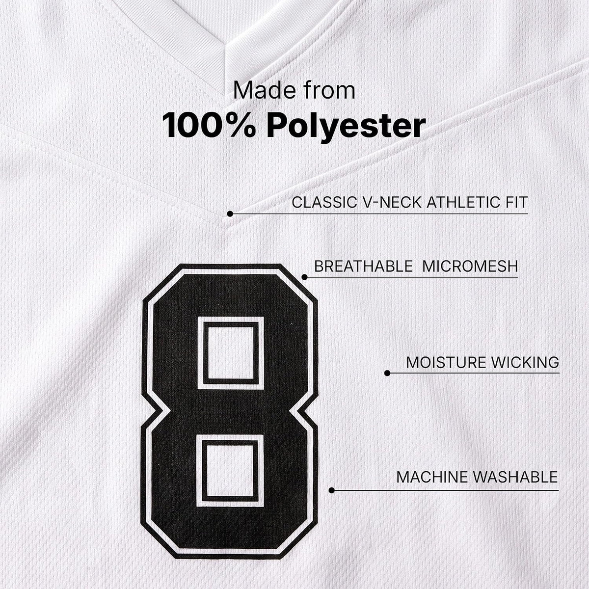 Pro90 10-Pack Flag Football Jerseys w/Numbers | #1-10 | Ultimate Frisbee