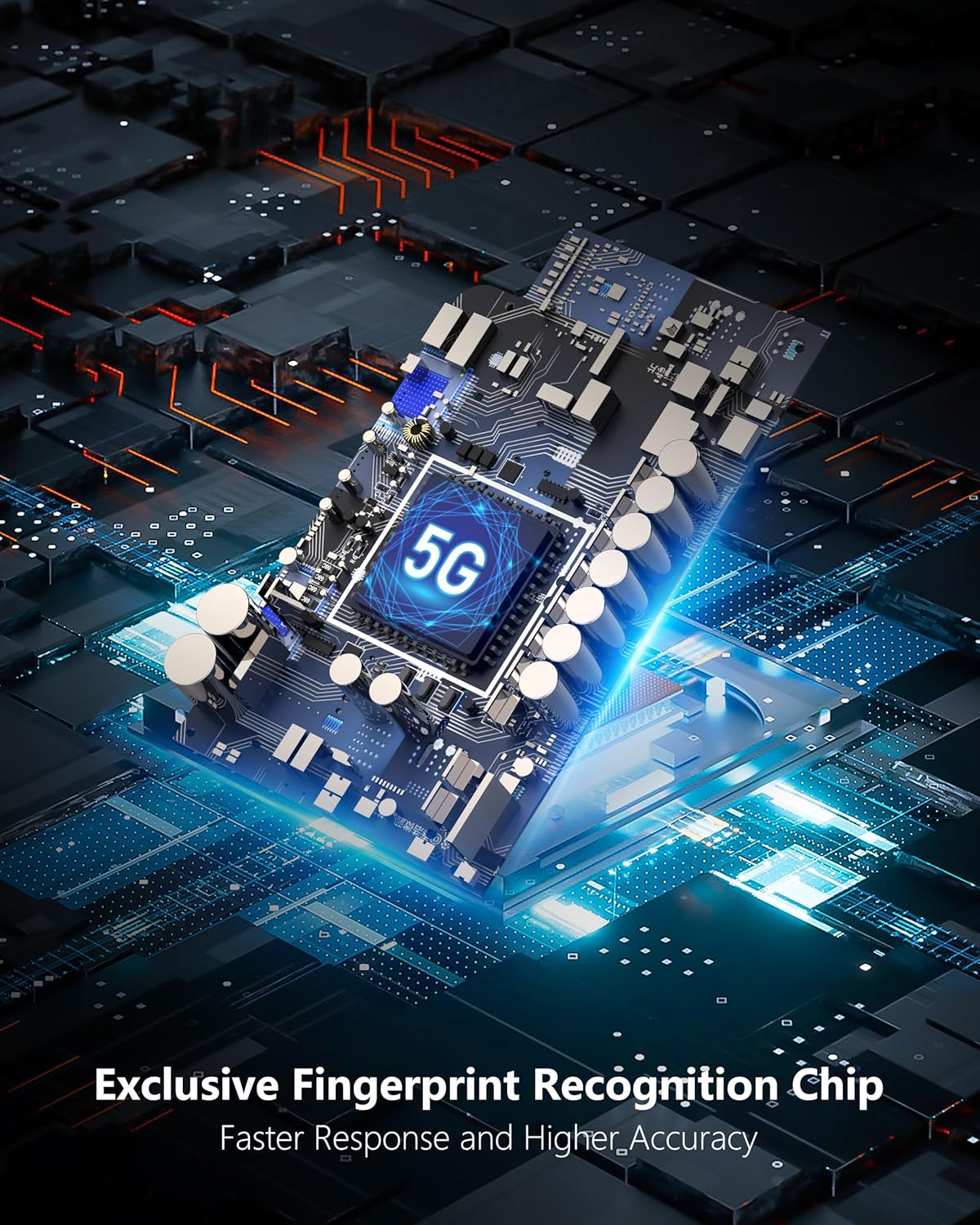 Framed Sliding Glass Door Lock,Perfiware LG2375 Smart Sliding Door Locks Fingerprint Keypad Pin Screen,Keyless Entry for Sliding Glass/Wooden