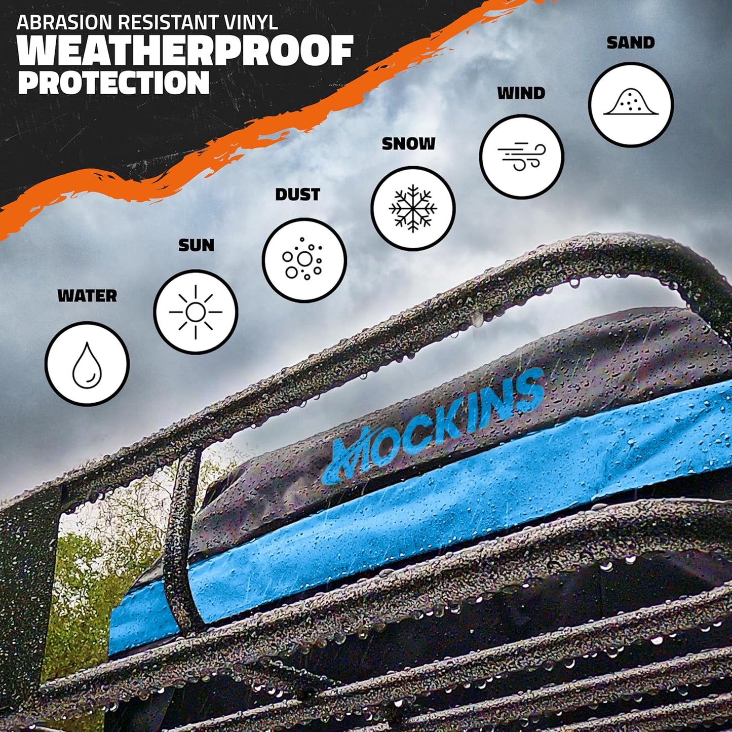 35 Cu Ft Waterproof Rooftop Cargo Carrier Bag | 80x40x19 Heavy Duty, Abrasion Resistant