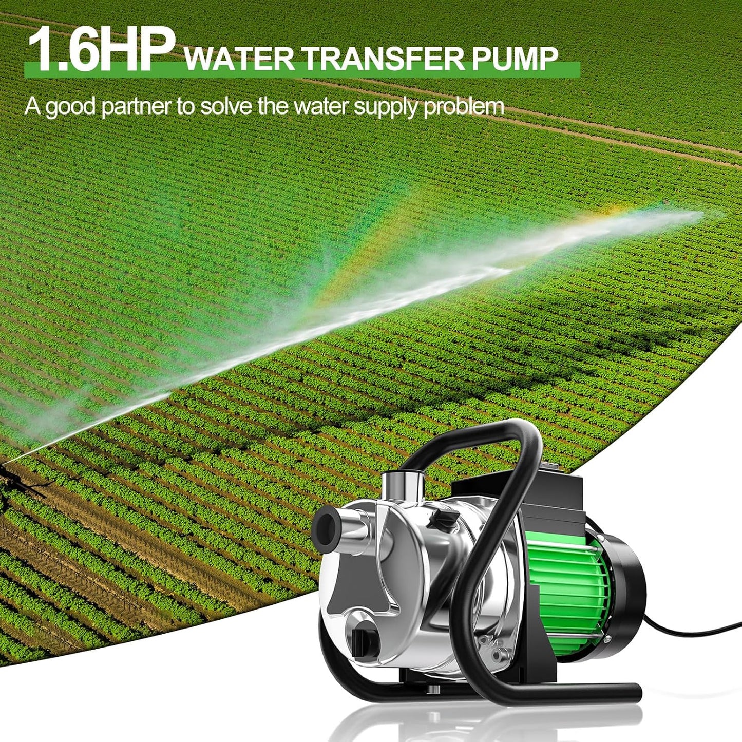 SHANGDA Portable Garden Booster Pump for Sprinkling and Irrigation