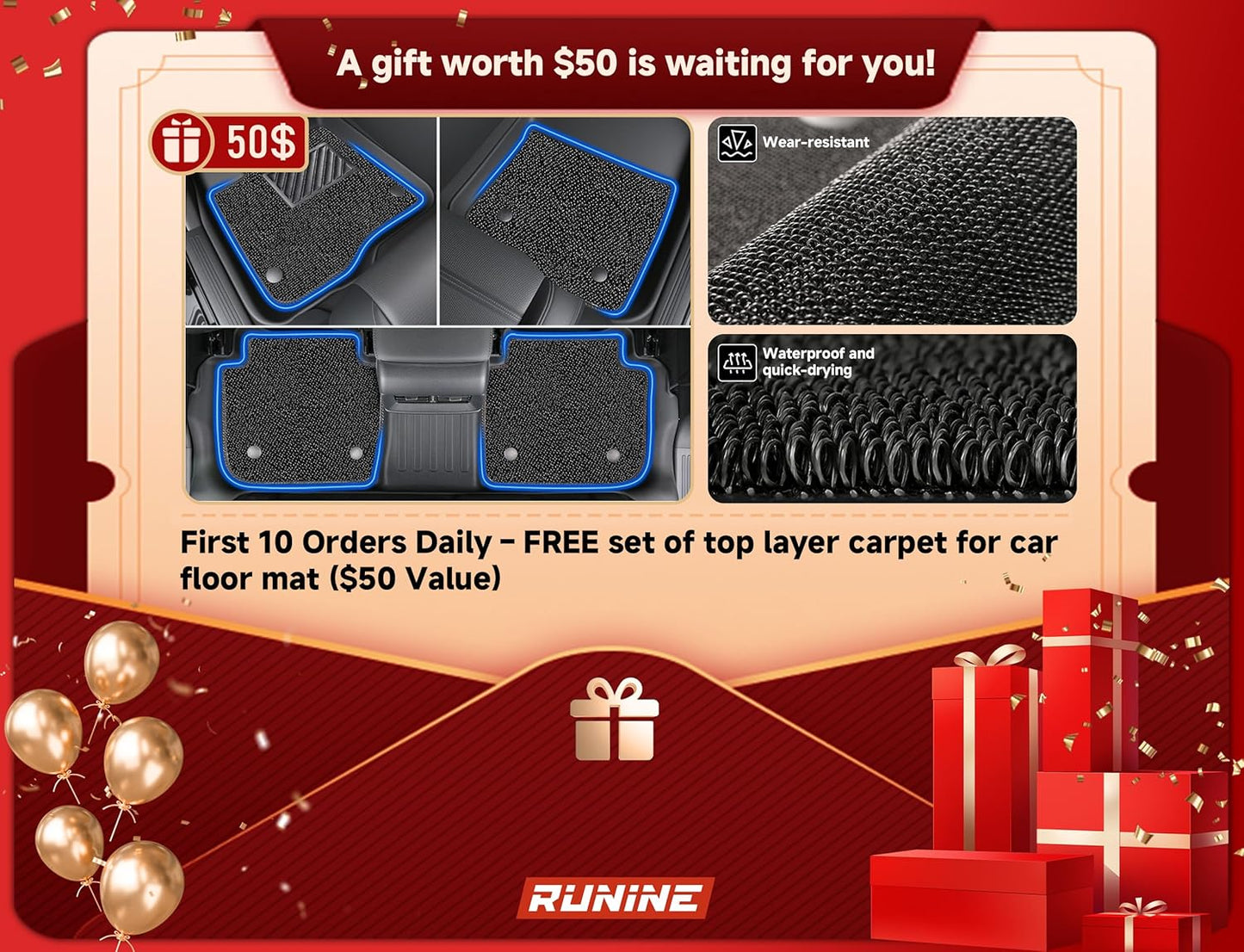 Floor Mats & Cargo Liner Set for Toyota RAV4 2019-2025, Full Coverage Interior Protection with Trunk Mat, Backrest Protector & Door Sill Guards, All Weather TPE Waterproof Anti-Slip Custom Fit