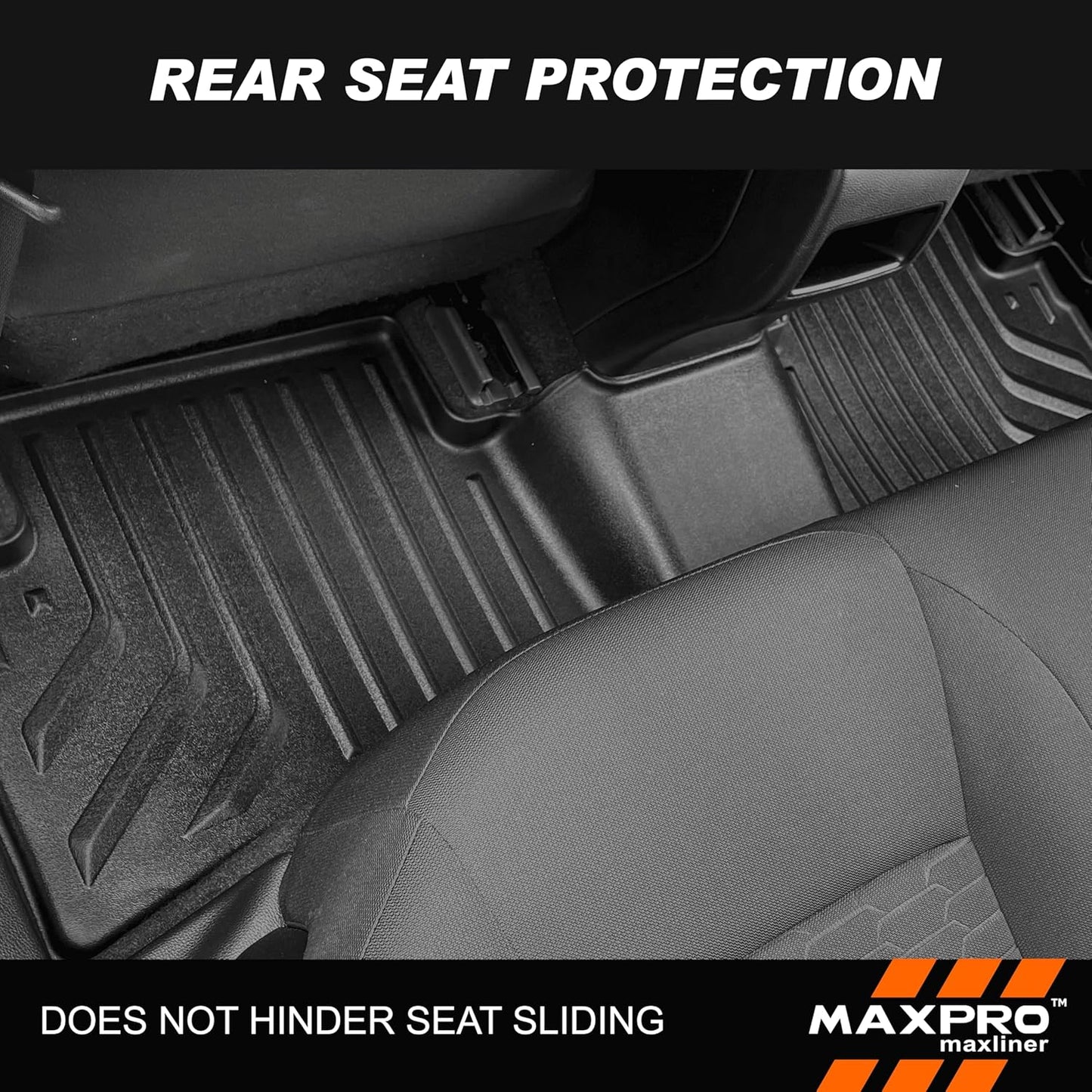 Premium MAXPRO All Weather Mats - Floor Mats for Toyota Corolla Hatchback 2020-2025 (1st &2nd Row Set) Custom Fit TPE Waterproof Floor Liners, Heavy Duty Car Floor Mats All Weather, Anti-Slip Car Mats