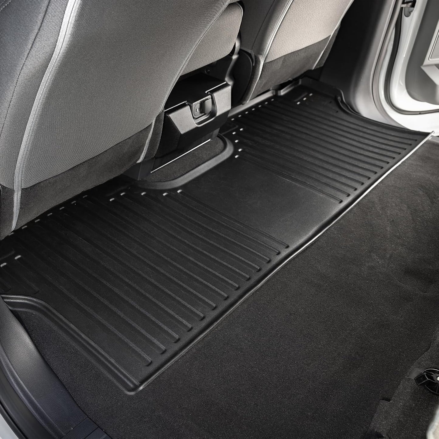 Smart Choice Car Floor Mats Custom fit for 2017-2026 Ford Super Duty - Made in USA - Black - Full Set 1st & 2nd Row