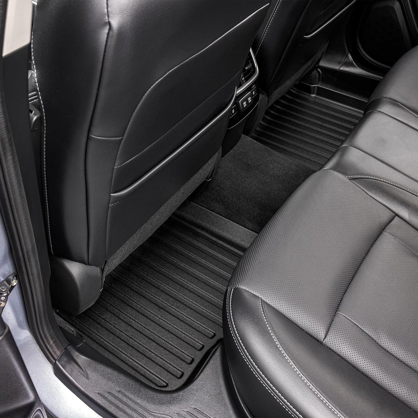Smart Choice Car Floor Mats Custom fit for 2020-2025 Subaru Outback/Legacy - Made in USA - Black - Full Set 1st & 2nd Row