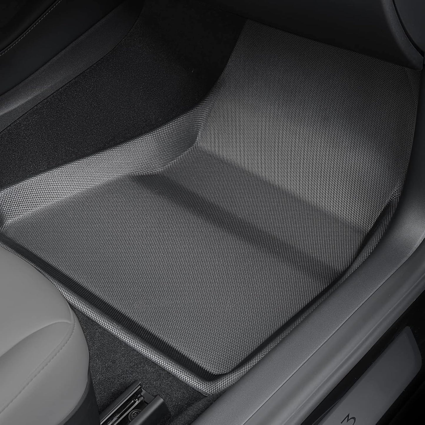 Tesla Model 3 Floor Mats 2023 2022 2021 2020 2019 2018 2017,Tesla Model 3 All Weather Floor Mats XPE Anti-Slip Tesla Model 3 Trunk Cargo Mat Liners