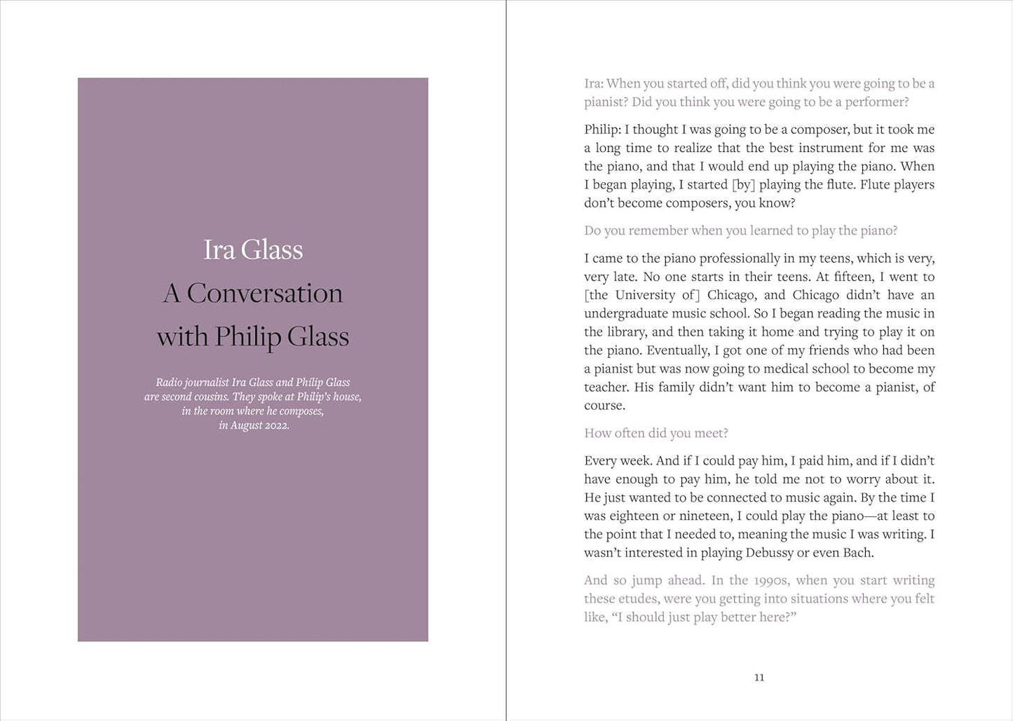 Phillip Glass Piano