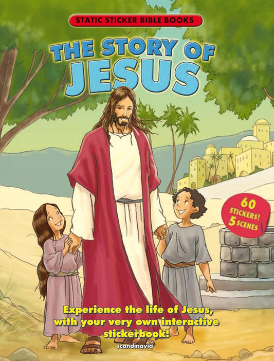 Sticker Book-Story of Jesus-Bible Games-Bible Story Book for Children